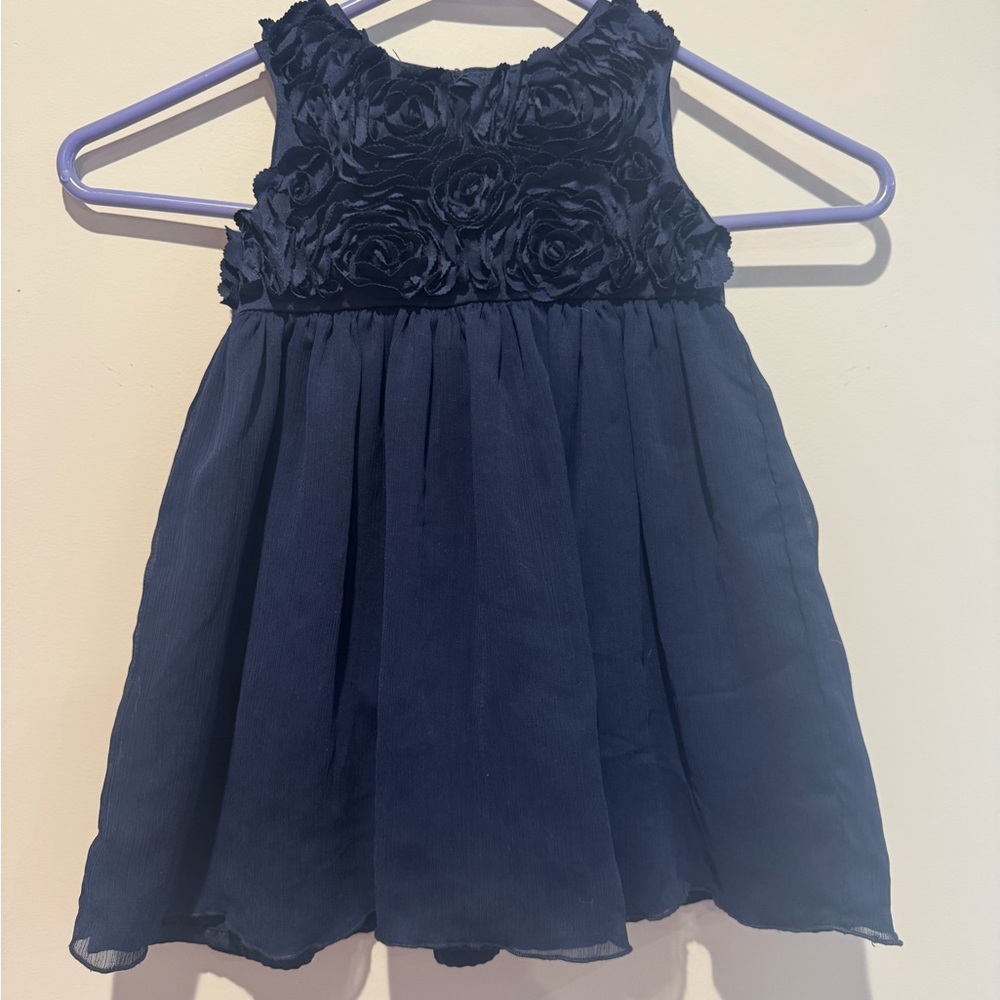 Carter's Blue Sleeveless Scoop Neck Sundress for Weddings